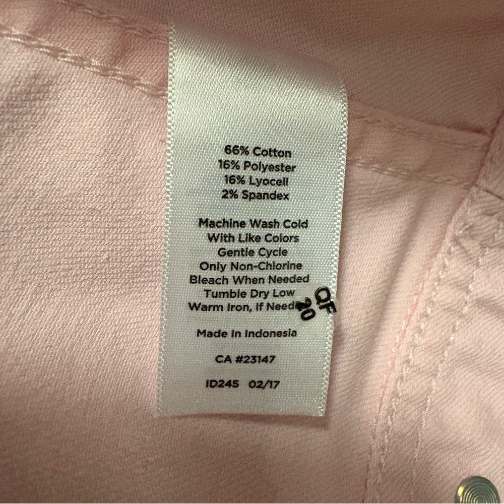 Talbots Light Pink Denim Jacket - Picture 7 of 8